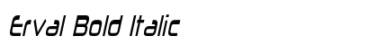 Erval Bold Italic preview