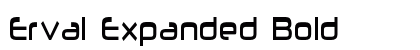Erval Expanded Bold preview