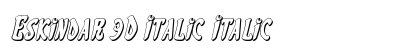 Eskindar 3D Italic Italic preview