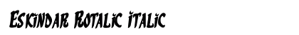 Eskindar Rotalic Italic preview