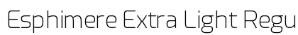 Esphimere Extra Light Regular preview