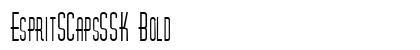 EspritSCapsSSK Bold preview