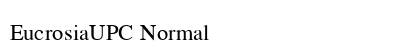 EucrosiaUPC Normal preview