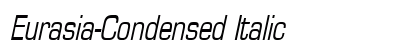 Eurasia-Condensed Italic Preview