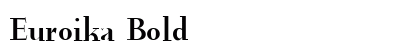Euroika Bold preview