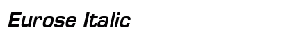 Eurose Italic Preview