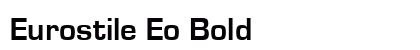 Eurostile Eo Bold preview