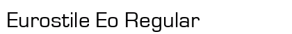 Eurostile Eo Regular Preview