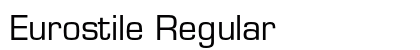 Eurostile Regular Preview