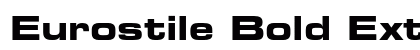 Eurostile Bold Extended #2 Preview