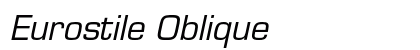 Eurostile Oblique Preview