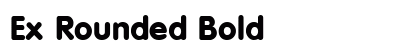 Ex Rounded Bold preview