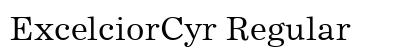 ExcelciorCyr Regular Preview