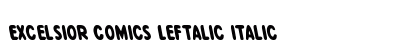 Excelsior Comics Leftalic Italic preview