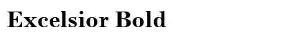 Excelsior Bold preview