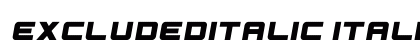 ExcludedItalic Italic preview