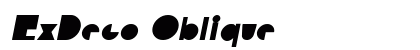 ExDeco Oblique preview