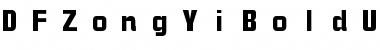 DFZongYiBoldU-B5 Regular Font