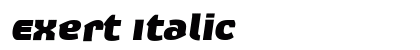 Exert Italic preview
