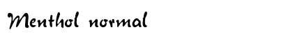 Menthol normal Preview
