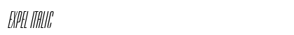 Expel Italic preview