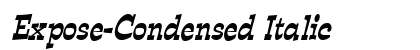 Expose-Condensed Italic preview