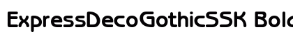 ExpressDecoGothicSSK Bold preview