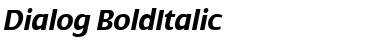 Dialog Font