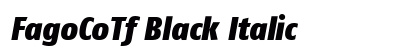 FagoCoTf Black Italic Preview