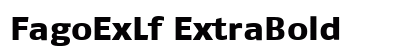 FagoExLf ExtraBold Preview