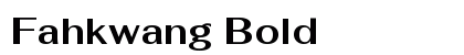 Fahkwang Bold preview