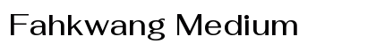 Fahkwang Medium preview