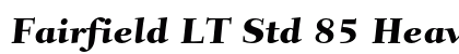 Fairfield LT Std 85 Heavy Caption Preview