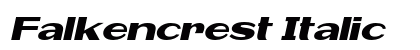 Falkencrest Italic Preview