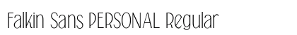 Falkin Sans PERSONAL Regular preview