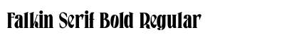 Falkin Serif Bold Regular preview