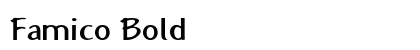 Famico Bold preview