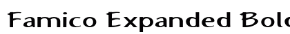 Famico Expanded Bold preview