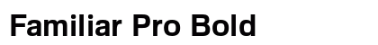 Familiar Pro Bold preview