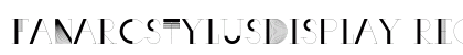 FanarcStylusDisplay Regular preview