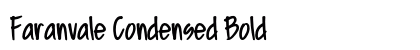 Faranvale Condensed Bold Preview