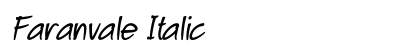 Faranvale Italic Preview