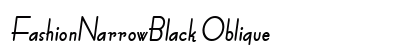 FashionNarrowBlack Oblique Preview