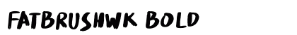 FatBrushWK Bold preview