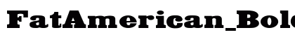 FatAmerican_Bold Normal preview