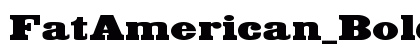 FatAmerican_Bold Normal preview
