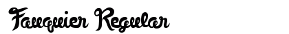 Fauquier Regular preview