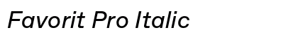 Favorit Pro Italic preview