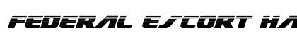 Federal Escort Halftone Italic Italic preview