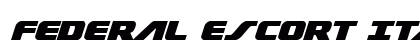 Federal Escort Italic Italic preview